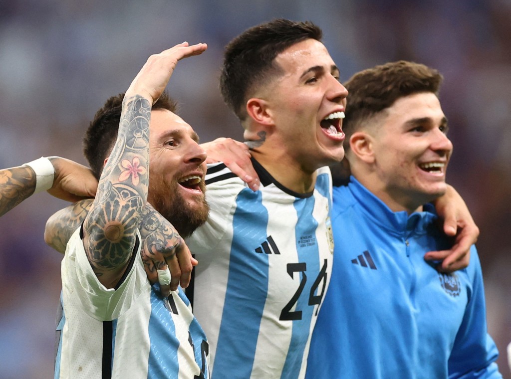 阿根廷击败法国赢得世界杯冠军。Reuters 