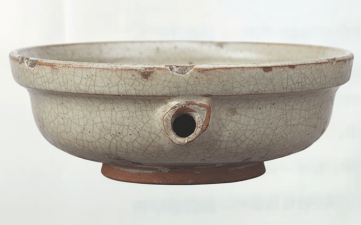 唐代邛窯綠釉省油燈