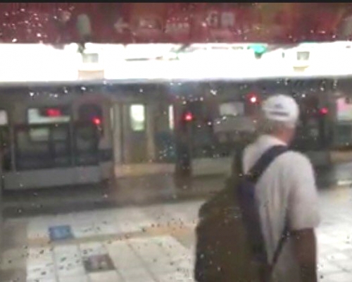 台北石牌捷運站傳爆炸聲。網上圖片