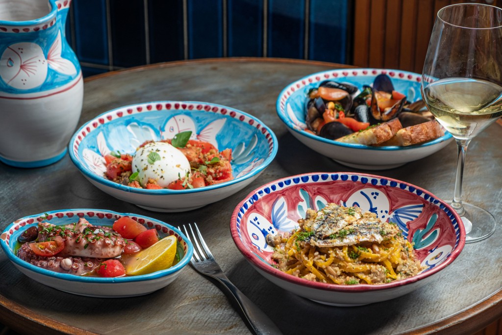 Osteria Marzia設計了四道菜的Day Trips From Napoli 拿坡里海岸菜式菜單。