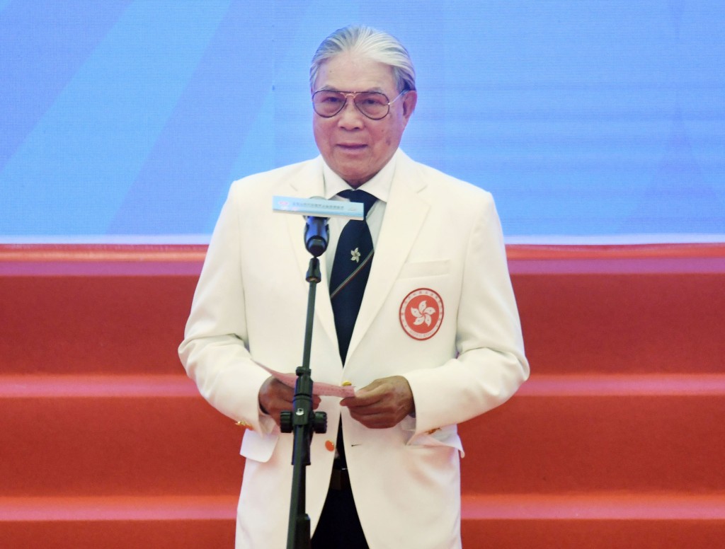 霍震霆指預算案有助推動團隊項目發揮更高水平。星島圖庫 霍震霆指預算案有助推動團隊項目發揮更高水平。星島圖庫