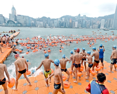 今屆維港泳將於10月27日舉行。資料圖片