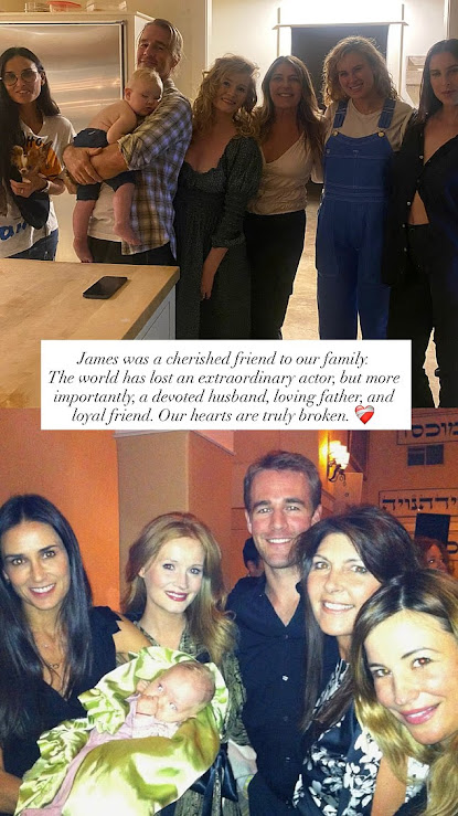 狄美摩亞發帖悼念James，讚揚他既是好演員，亦是好丈夫好父親和忠誠的朋友。