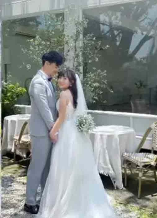 繆家慶老婆樣子甜美。 繆家慶老婆樣子甜美。