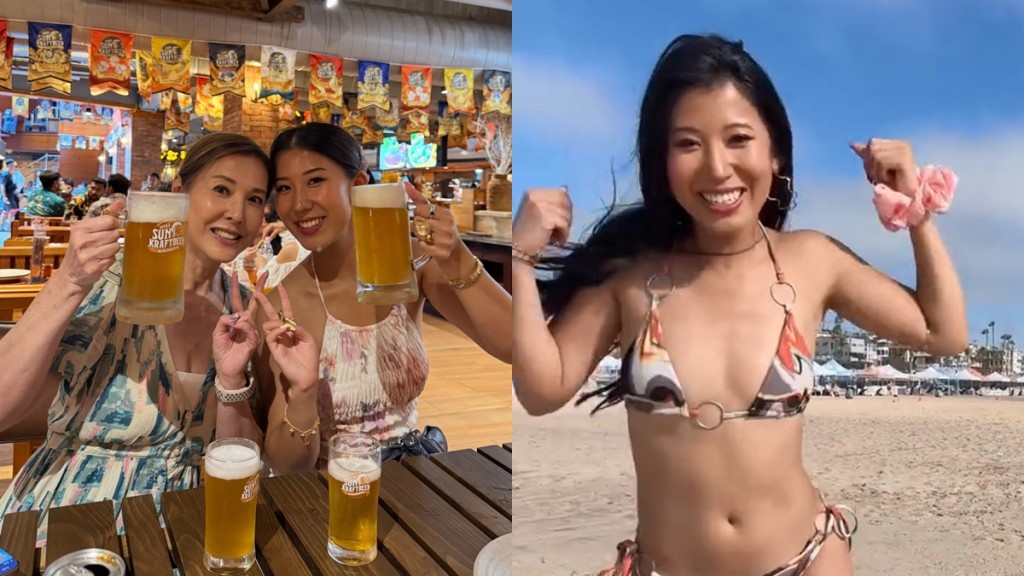 李婉華22歲豪放大女沙灘性感大解放 穿超少布比堅尼熱舞  扭臀擘脾抬腿險走光