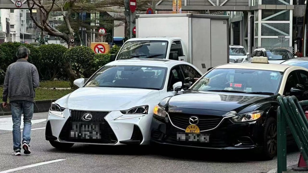 澳門的士司機7個月內炒13次 遭揭發故意撞車詐傷索償落網。澳門交通現場FB