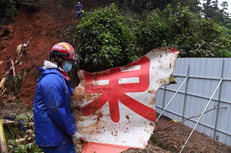 2022年3月21日，從昆明飛往廣州的東航班機在廣西梧州墜毀。新華社