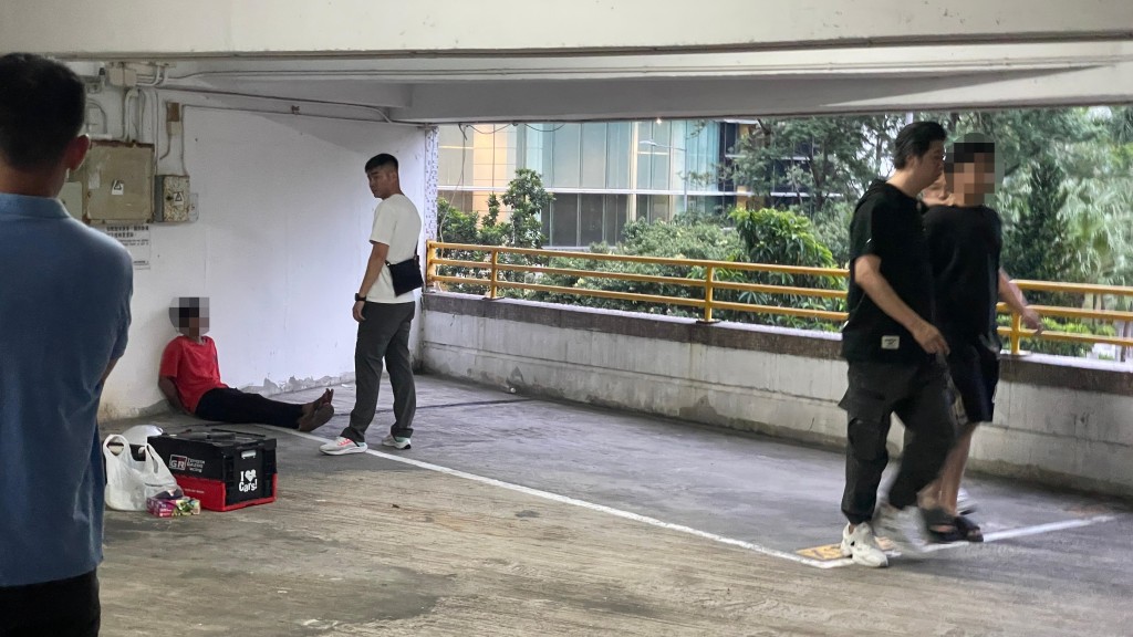 兩名南亞漢被捕。讀者提供 兩名南亞漢被捕。讀者提供