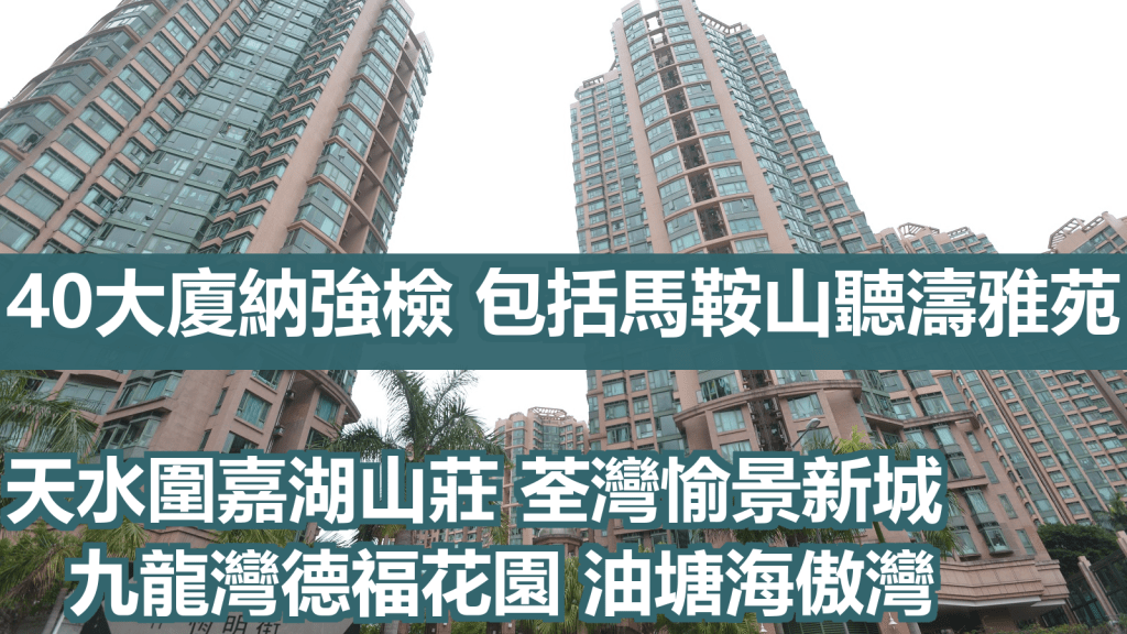 40大廈納入強制檢測。資料圖片