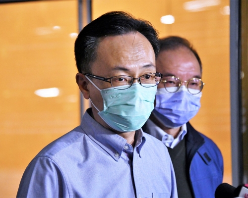 聶德權指與4名同到武漢同事接受病毒測試,結果呈陰性。 資料圖片