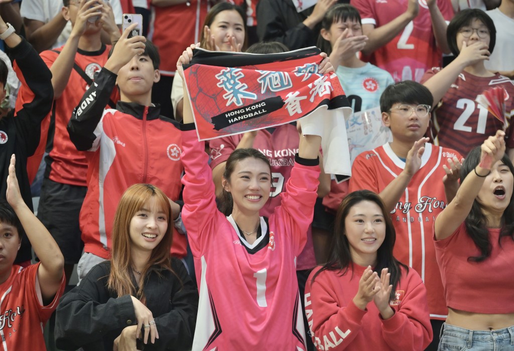 香港男子手球隊度過夢幻一周。何君健攝