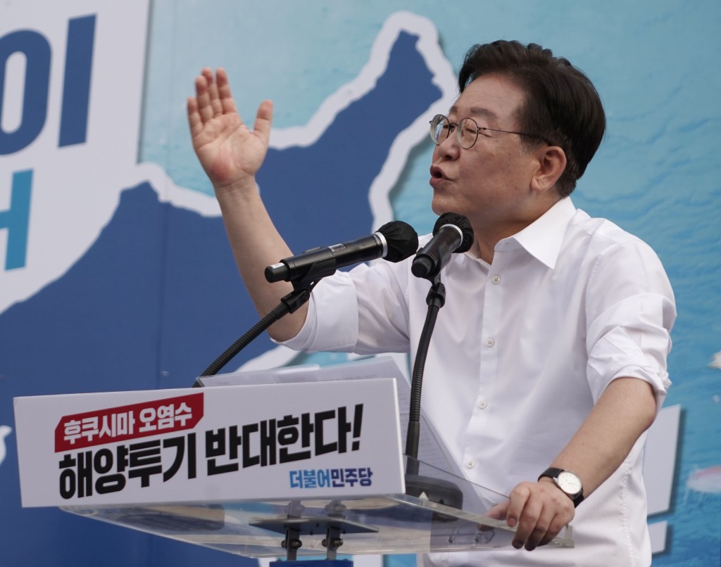 南韓法院決定對李在明不予批捕。新華社資料圖片