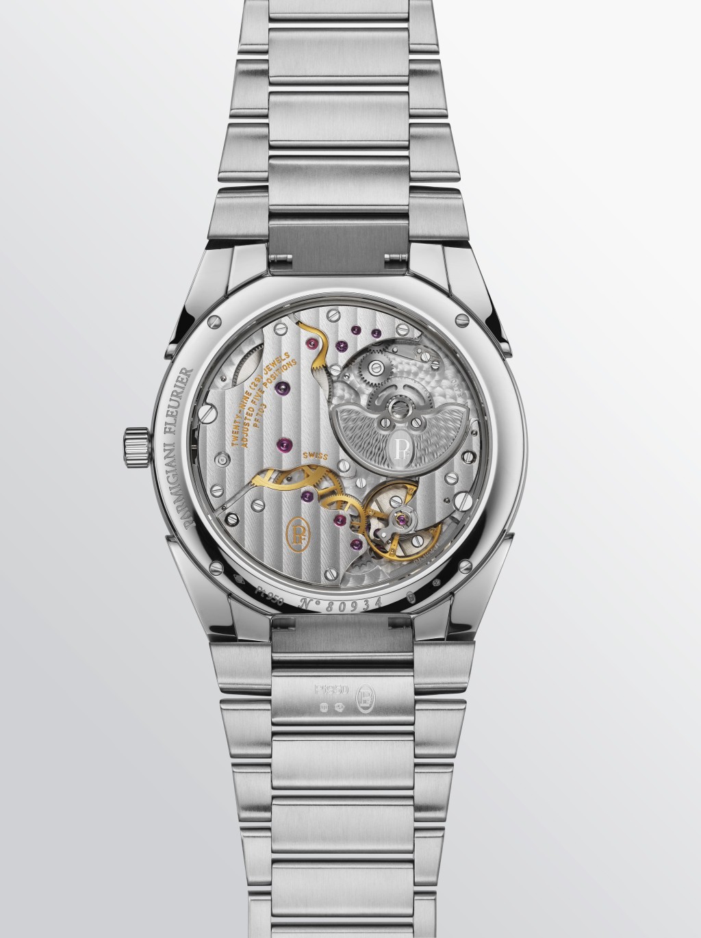 Parmigiani Tonda PF Micro-Rotor。表殼：40mm鉑金；機芯：PF703自動；售價：$759,000。