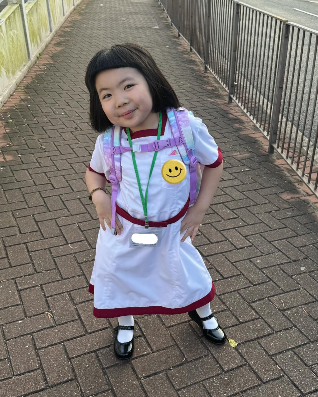 Lucy妈未有透露大女入读那一间小学。