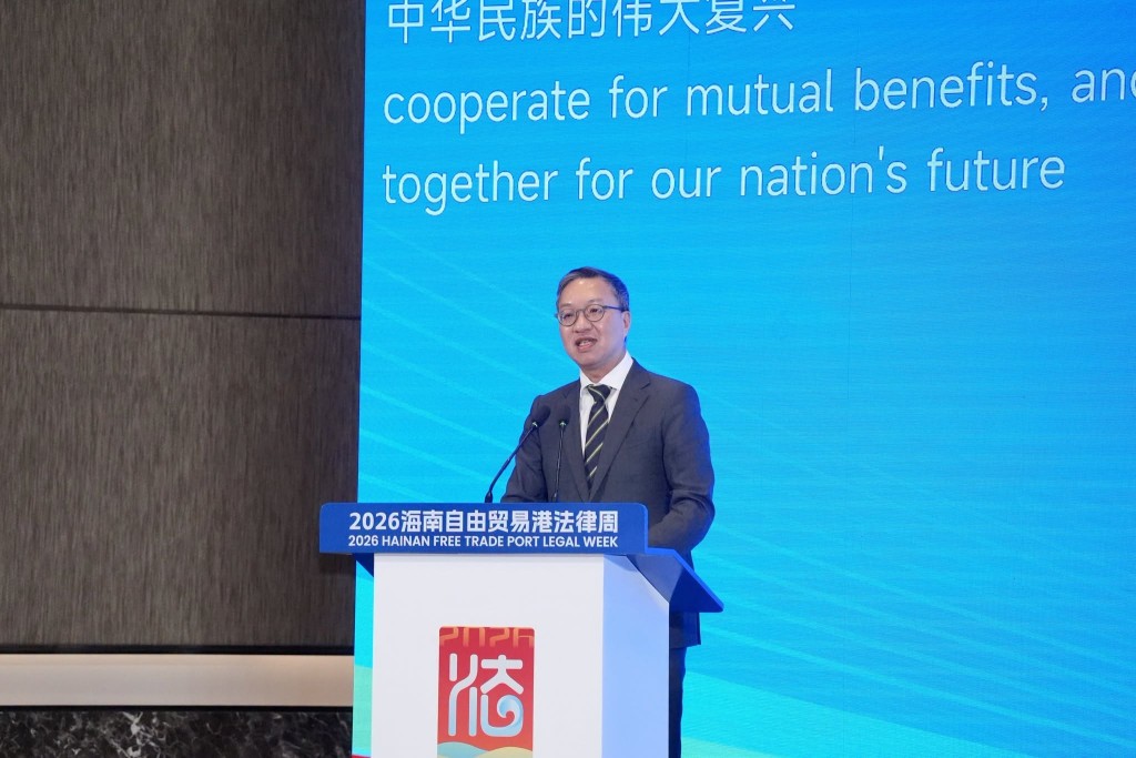 律政司司長林定國。 律政司司長林定國。