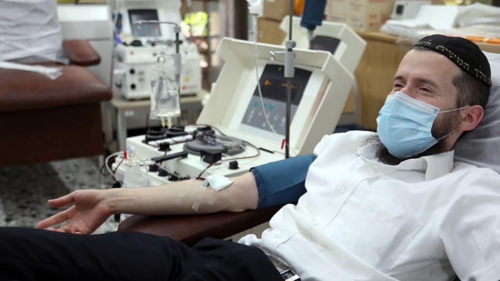 美國容許有償捐血，每次可獲65美元每周限捐2次。 新華社示意圖