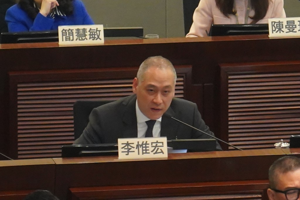 金融服务界李惟宏关注政府会否设立机制检讨股票印花税。叶伟豪摄