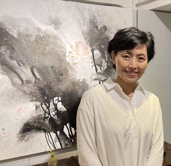 水墨畫大師劉佳。