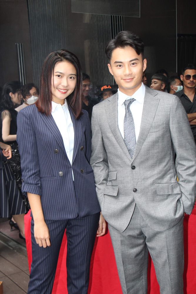 戴祖儀正拍攝《廉政狙擊》。