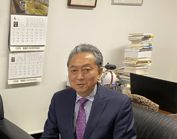 日本前首相鳩山由紀夫。X@hatoyamayukio 日本前首相鳩山由紀夫。X@hatoyamayukio