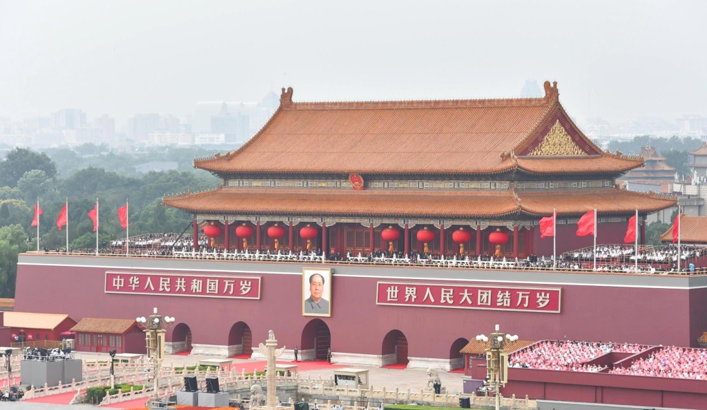 陳茂波指中共有著人民的擁護和支持,是國家富強、民族復興的帶領者。新華社圖片
