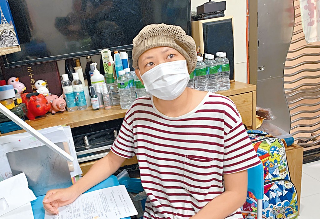 任職電工的死者許文明遺孀感謝施援。