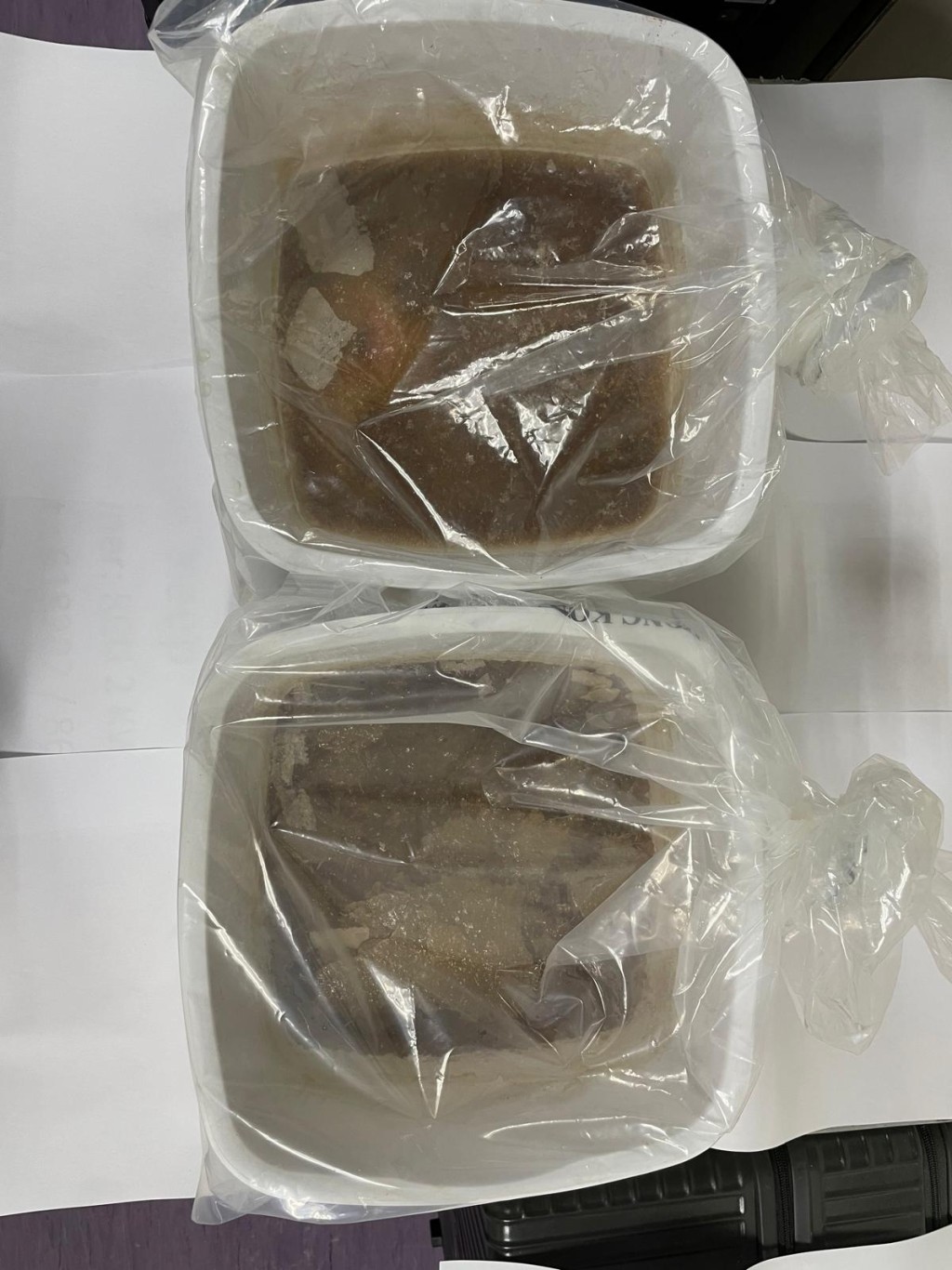 警方檢獲約8.7公斤氯胺酮,檢獲毒品總市值約340萬元。警方提供 警方檢獲約8.7公斤氯胺酮,檢獲毒品總市值約340萬元。警方提供