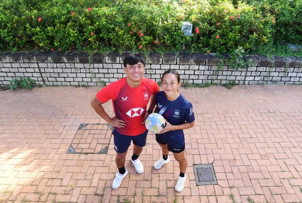 香港七攬男、女隊小組賽分頭對山東。星島圖片 香港七攬男、女隊小組賽分頭對山東。星島圖片