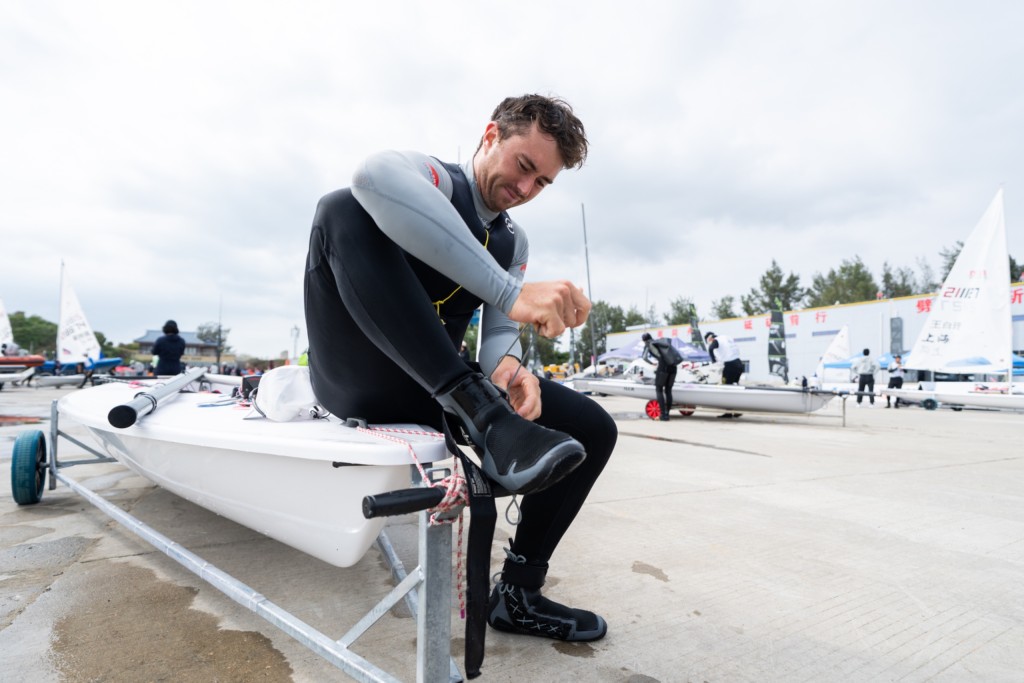 贝俊龙为港队取得今届全运会第一金。中国香港帆船运动总会图片 贝俊龙为港队取得今届全运会第一金。中国香港帆船运动总会图片