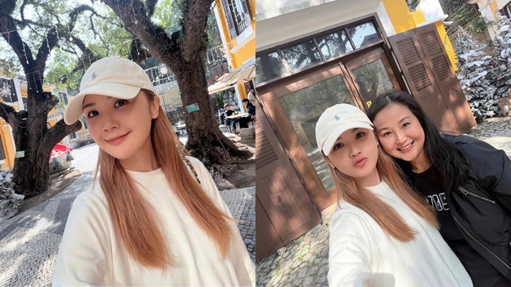 阿Sa撇低男友與靚媽到澳門拜祭洩行蹤  惹粉絲到打卡點碰運氣望見偶像