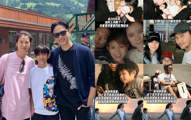 魔童遺傳自父母優良基因，靚靚和張智霖也一直有分享兒子成長過程。