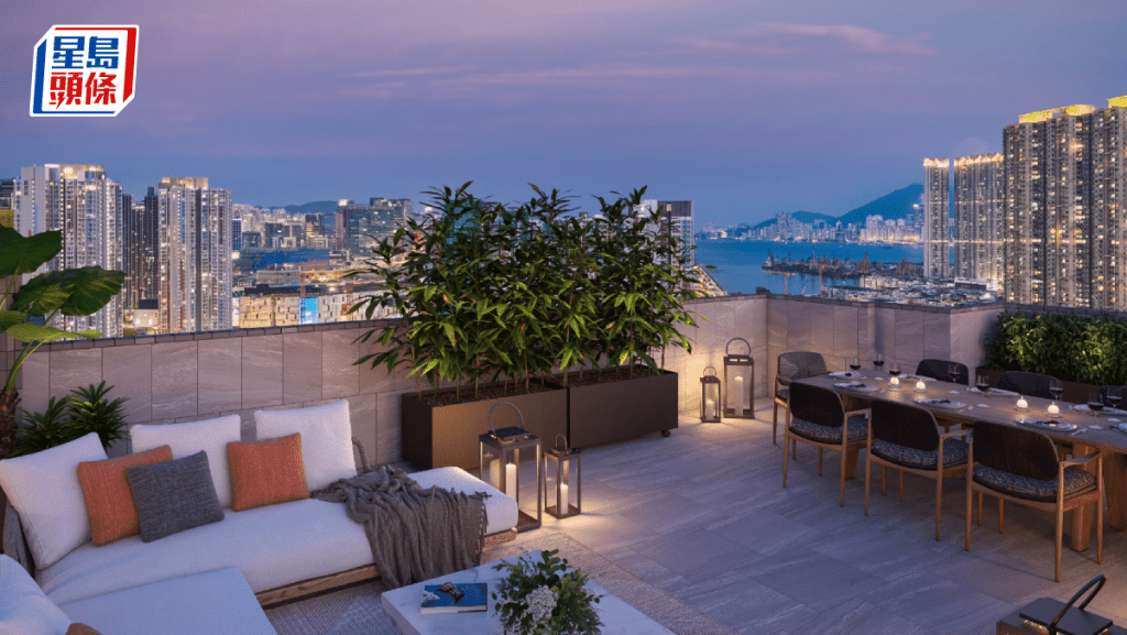 瑧博天台特色戶雙破頂沽 每呎高見2.5萬