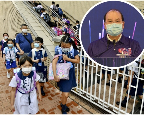 張建宗(小圖)指社會應攜手讓教育回歸教育,重拾正軌。資料圖片