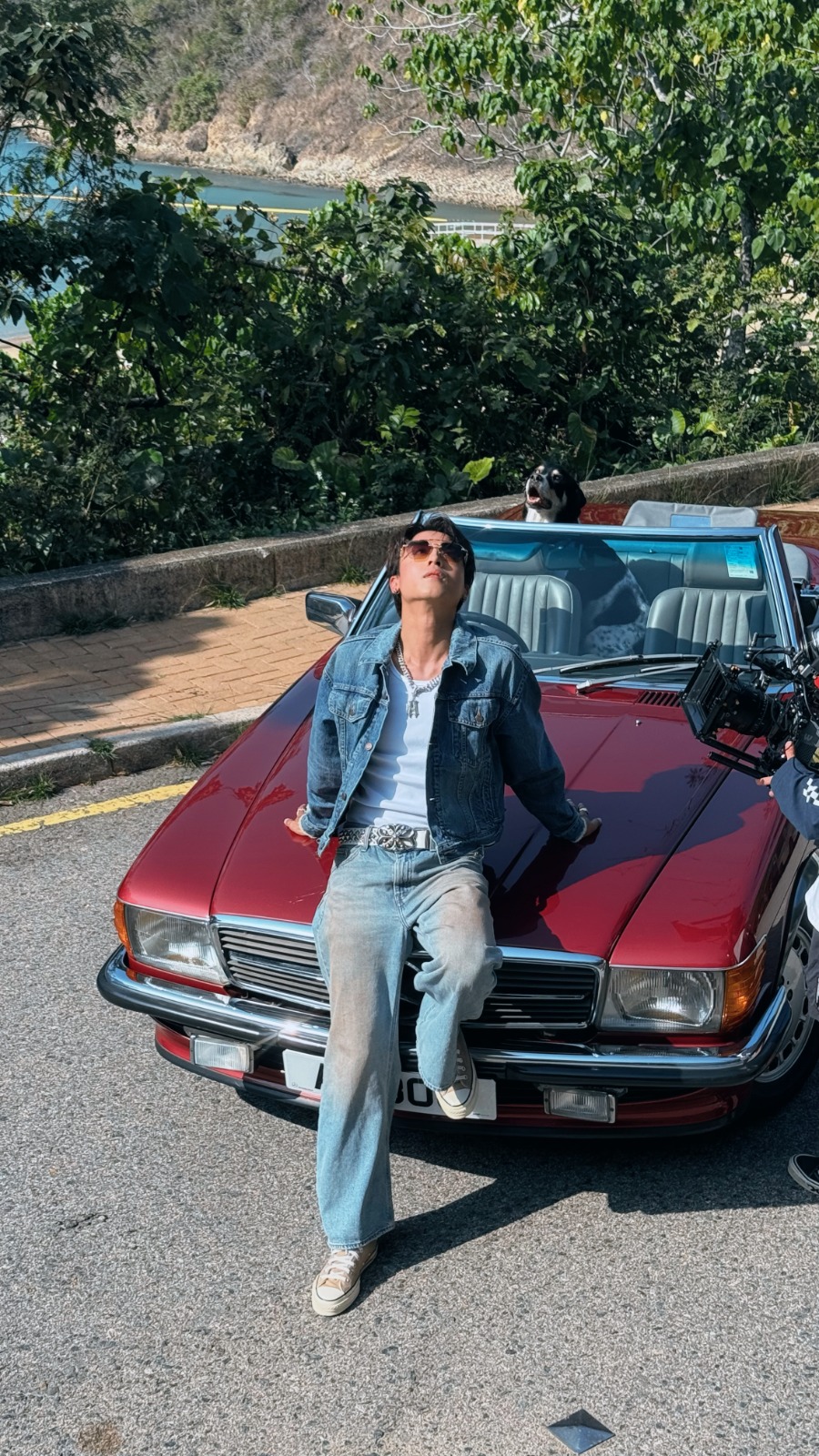 靚仔配靚車。 靚仔配靚車。