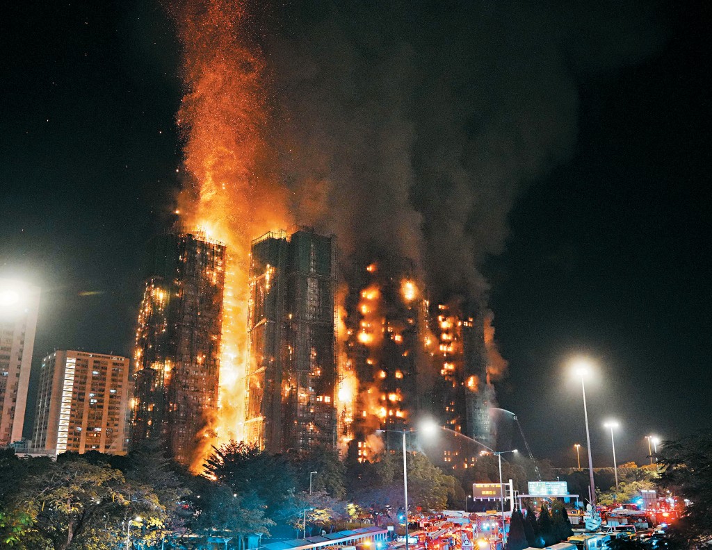 大埔宏福苑五級大火傷亡慘重，全港一片哀傷。
