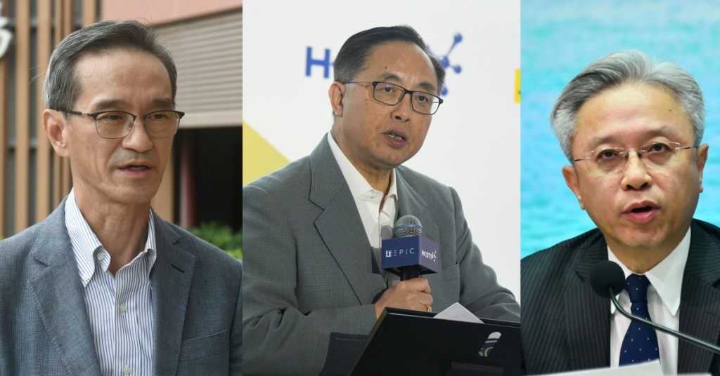  （左起）黃遠輝、楊偉雄、羅智光。