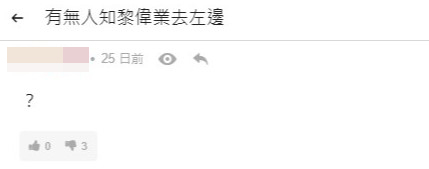 直至近月仍然有網民於討論區問起「黎博士」的下落，難以相信一個人可以憑空消息幾年，而且完全留下行蹤、線索。