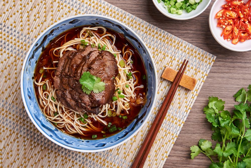 「牛肉麵」是汪爸爸的拿手菜式。