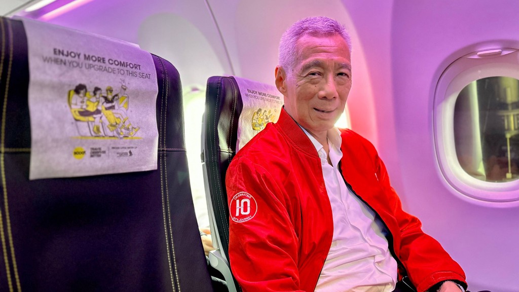 李顯龍18日在社媒發照片，稱期待訪華行程。leehsienloong@X