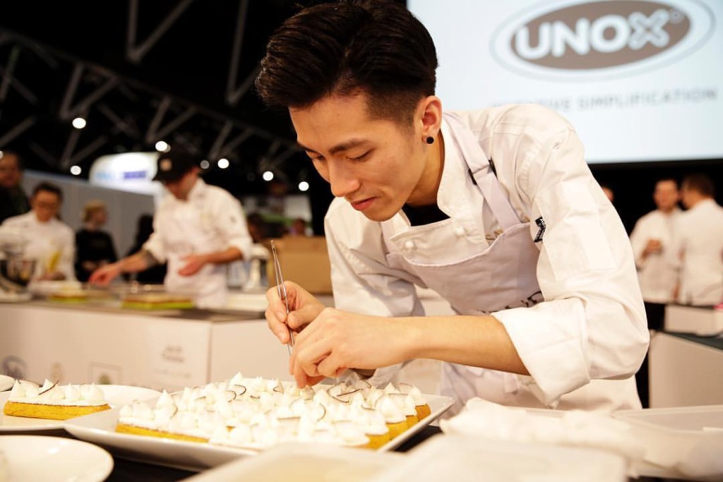 黃達文2018年首次挑戰業界殿堂級「Savour年度最佳甜點師大賽」。