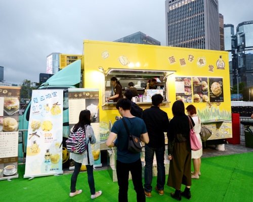 美食車。資料圖片