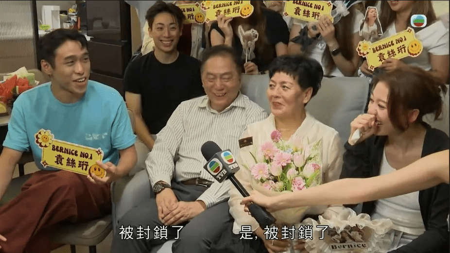 麥兆恒以好友身分為《2026香港小姐》參賽者站台受訪。