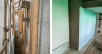 通告又列明，在打鑿期間，受影響樓層會臨時以薄木板或中空板遮窗，工程完成後隨即移除。