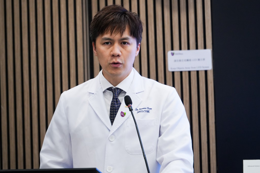 副教授（臨床）陳培文指，青光眼病情無法逆轉，「（患者）視力得返咁多就係咁多」。