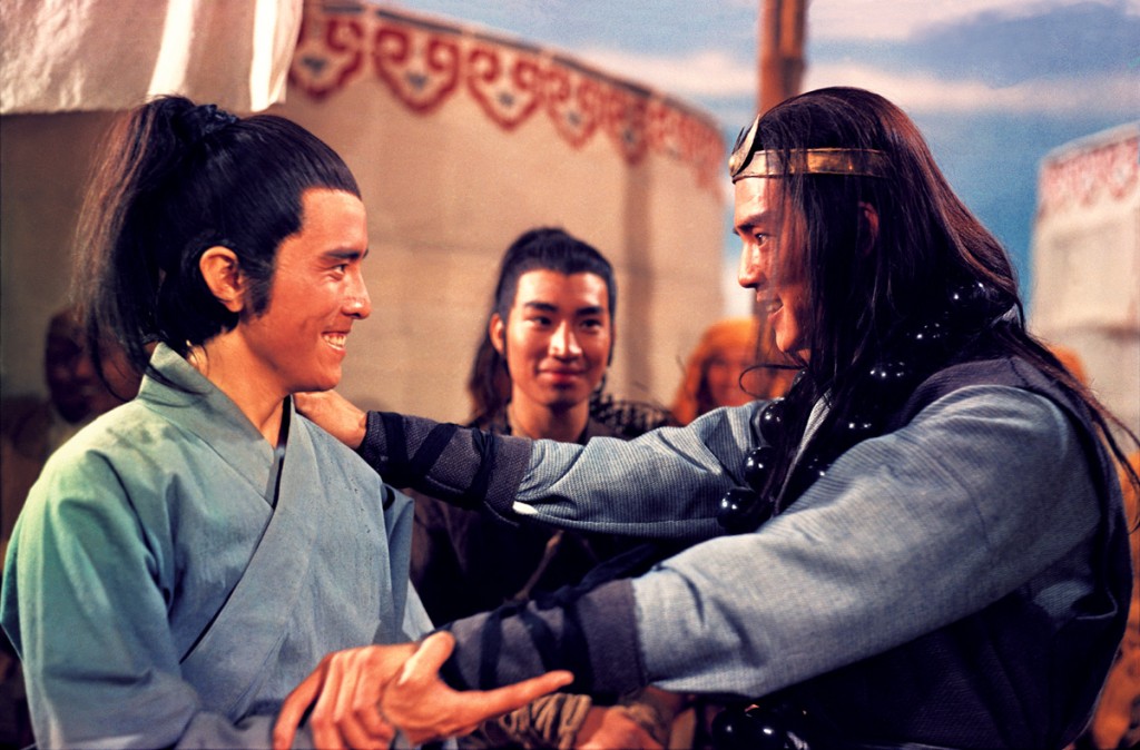 狄龍（右）曾演出多部由倪匡做編劇的電影。