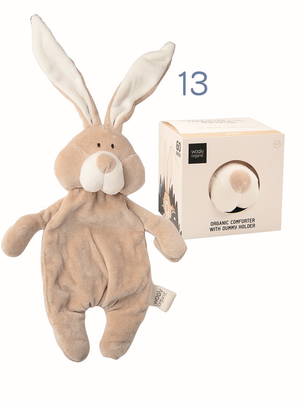 13. Wooly Organic Organic Comforter With Dummy Holder - Bunny 售价： $329 总评： 4星