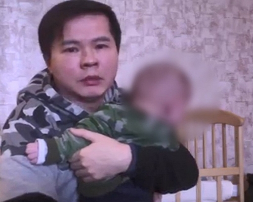 台灣男子在烏克蘭找代孕產子後滯留當地。TVBS新聞圖片
