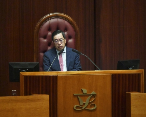 梁君彥稱對火災感難過,惟認為議員提問事項不符合「性質急切 」的條件。 資料圖片