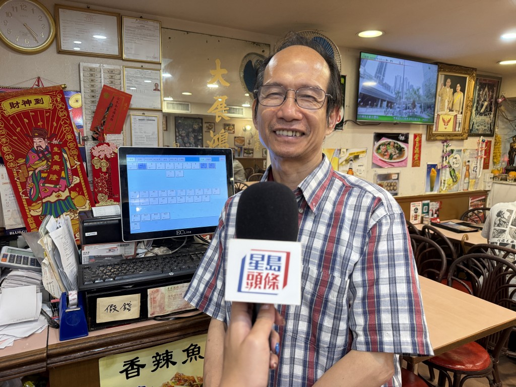 金麥泰泰國菜館老闆陳先生。曹露尹攝