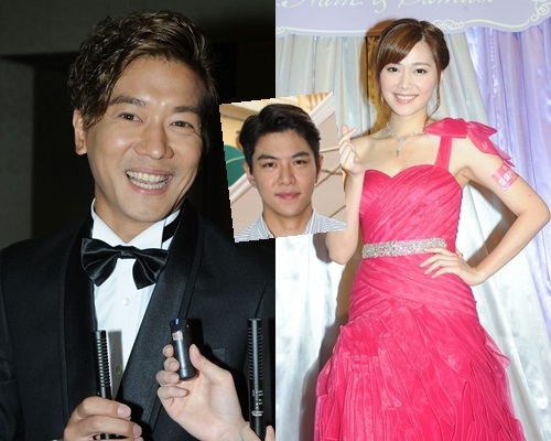 黎諾懿、湯洛雯扮演新人拍攝婚宴場面。